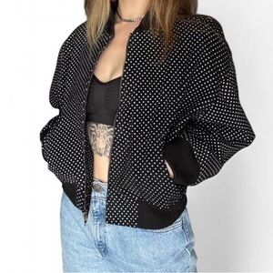 Vintage 80s Wilson’s Suede Bomber Jacket